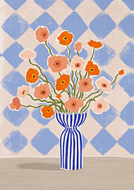 Fröhliches Blumenstillleben von Katarzyna Gąsiorowska
