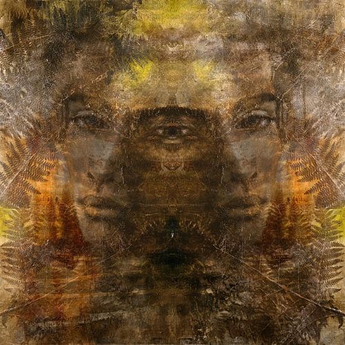 Alles is één: twee mooie jonge vrouwen, versmolten.