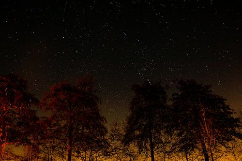 Oranje sterrennacht in Langbroek
