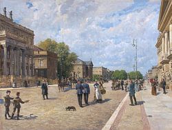 Otto Günther-Naumburg - Unter den Linden, Berlijn, 1888-1889