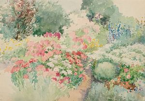 Theodore Earl Butler - Bloementuin (1908)