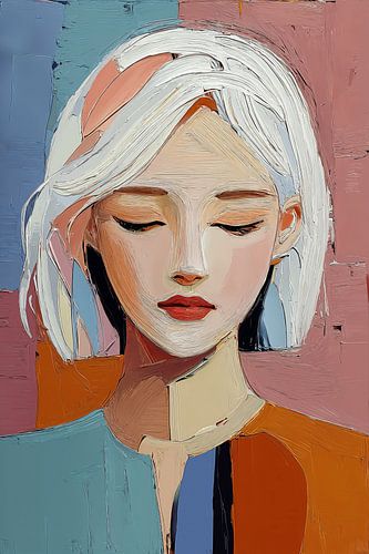 Portrait in Pastel Shades