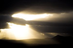 Zonsondergang Lanzarote van Tomas Grootveld