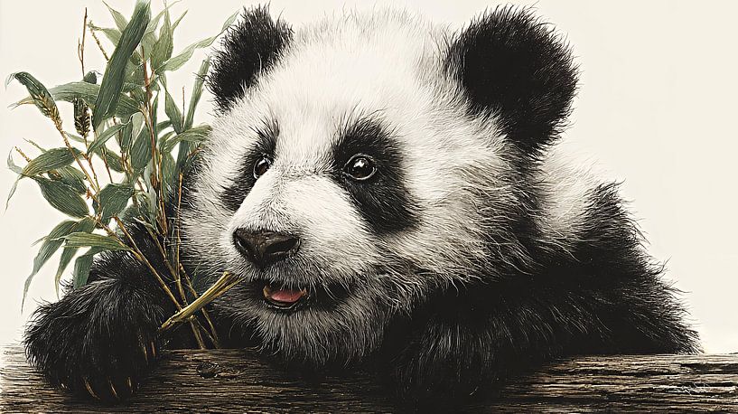 Pandabär / Pandabär von Gelissen Artworks