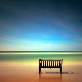 Bench with sea view by Kees Smans