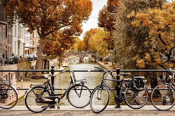 Les canaux d'Utrecht en automne