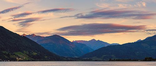 Zonsondergang in Zell am See