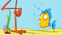 Underwater scene.