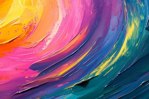 Kleurrijke abstracte bewegingen