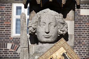Bremer Roland auf dem Marktplatz, Bremen, Deutschland