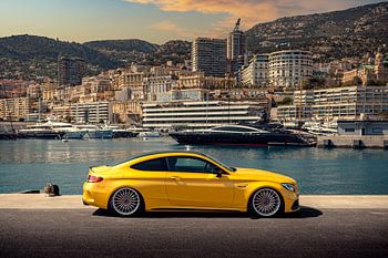 La Mercedes C63 AMG à Monaco