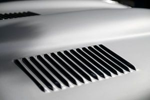Jagauar E-Type klassischer Sportwagen Detail