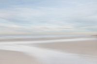 Zen aan het Pastel kleurig strand