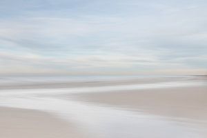 Zen à la plage de couleurs Pastel sur Ingrid Van Damme fotografie