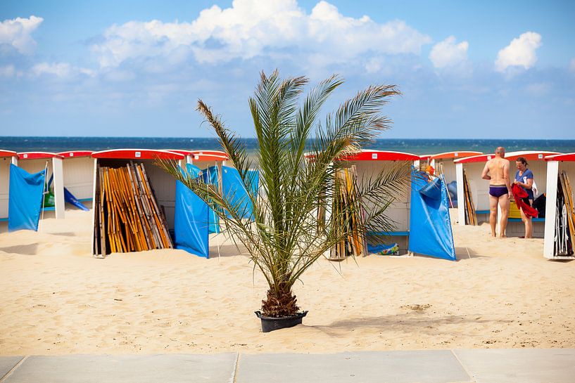 Zomer in Katwijk aan Zee van Evert Jan Luchies