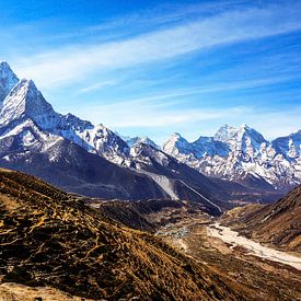 Des vues magnifiques sur l'Himalaya sur Joris de Bont