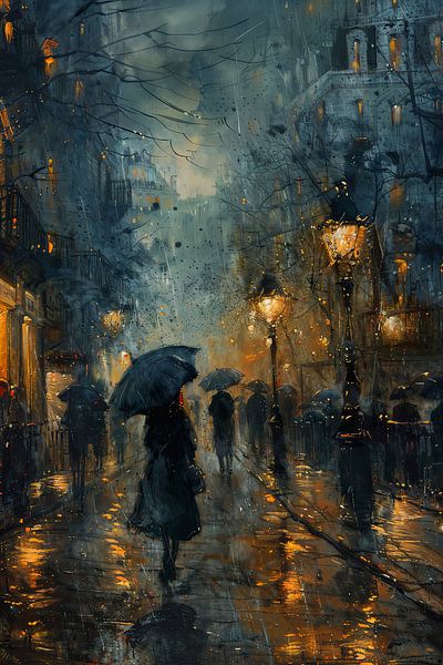 Evening walk by Richards Fine Art