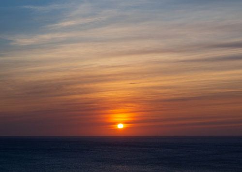 Lever de soleil sur l'Atlantique