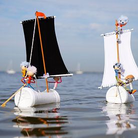 Fubby's en mer contre la pollution plastique. sur Sailographic Paula