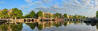 Amstel-Panorama Sommermorgen-Reflexion von Dennis van de Water Miniaturansicht