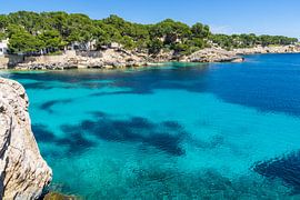 Mallorca, Turquoise paradise bay beach cala gat next to cala ratjada by adventure-photos