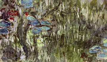 Claude Monet,Waterlelies met reflecties van wilgen