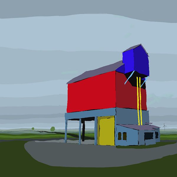 2016 art 22 Frankrijk Graansilo par jan kamps