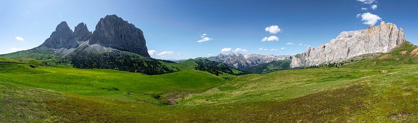 Sella Pass - Sella Towers with the Sella Ronda by Rene Siebring
