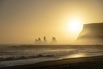Islande, coucher de soleil