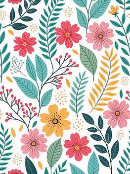 Grillig weidebloeipatroon