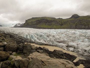 Svinafellsjokull gletsjer
