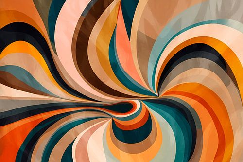 Kleurrijke draaikolk