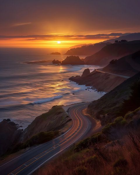 IJzige schemering in Finland van fernlichtsicht