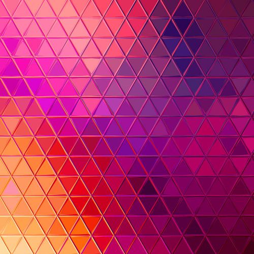 Mozaïek oranje roze #mozaïek