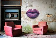 Verlassene Stühle und Lippen. von Roman Robroek – Fotos verlassener Gebäude Miniaturansicht