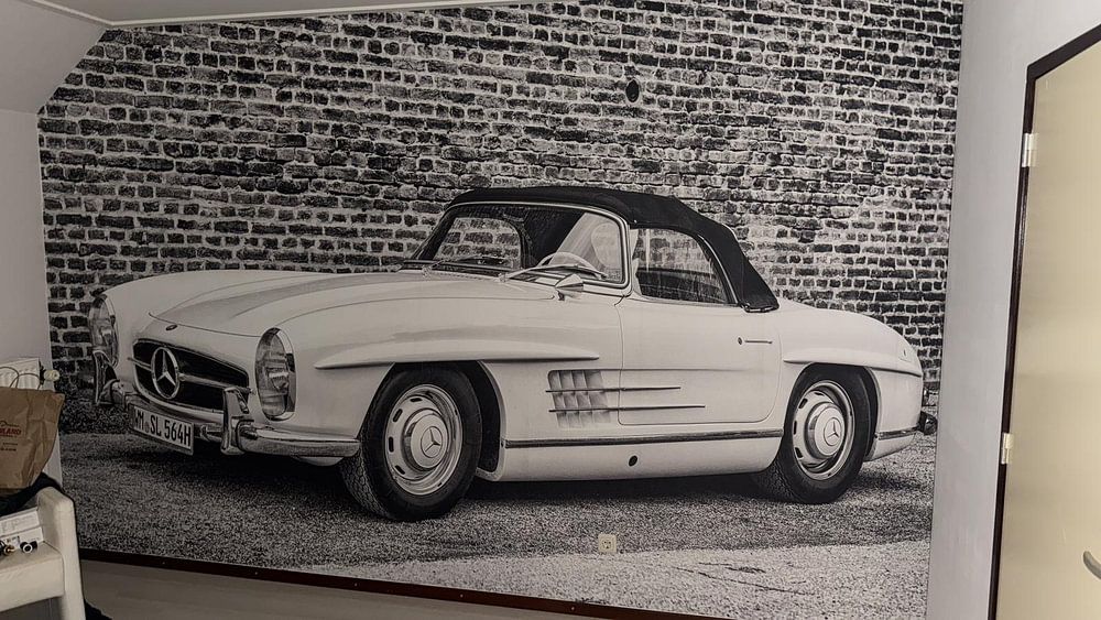 Mercedes-Benz 300SL Roadster cabriolet klassieke sportwagen van Sjoerd van der Wal Fotografie