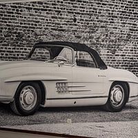 Photo de nos clients: Mercedes-Benz 300SL Roadster décapotable voiture de sport classique par Sjoerd van der Wal Photographie, sur fond d'écran