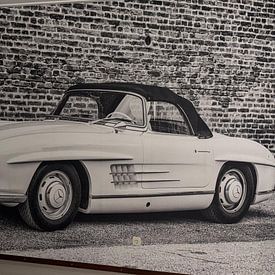 Customer photo: Mercedes-Benz 300SL Roadster convertible classic sports car by Sjoerd van der Wal Photography, as wallpaper