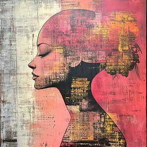 Vrouw Profiel | Abstract Vrouw Portret