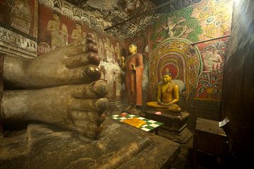 Dambulla cave temple in Sri Lanka by Peter Schickert