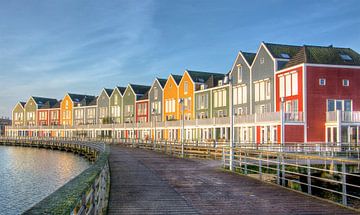 Kleurrijke huizen aan de Rietplas in Houten von PvdH Fotografie