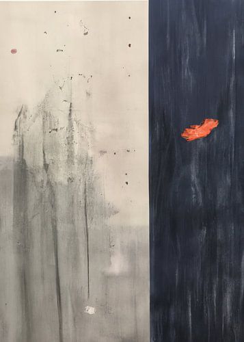 Abstrait moderne avec une pincée d'orange