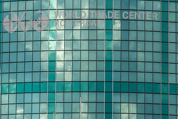 WTC Rotterdam met Spiegeling