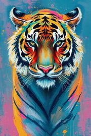 The tiger > Türkis > is threatened with extinction by Liona Toussaint