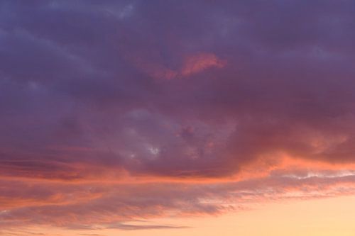 Coucher de soleil aux couleurs vives