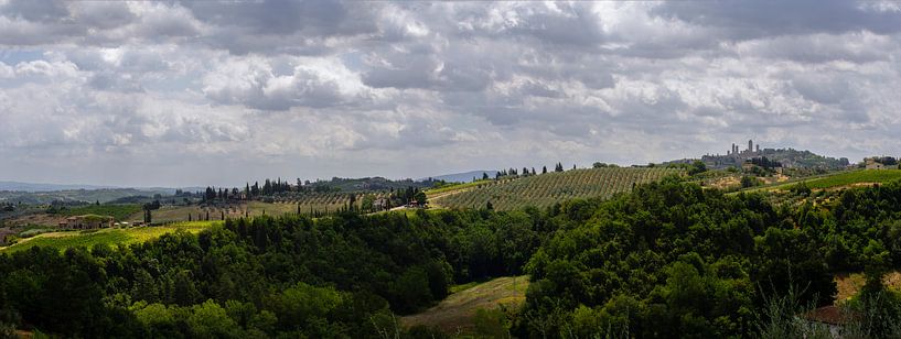San Gimignano en omgeving - Toscane - Italie - panorama von Jeroen(JAC) de Jong