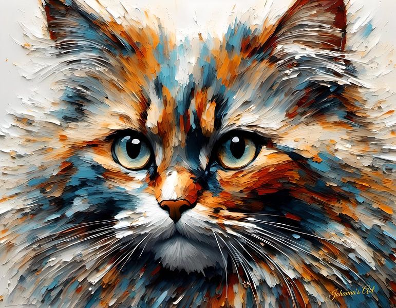 Prächtige Katze (6) von Johannas Art Creations