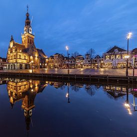 Waagplein Alkmaar während der blauen Stunde (2) von jaapFoto