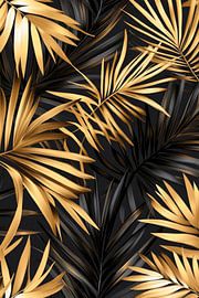 Goldene Blätter von Poster Art Shop