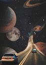 la voiture roule dans l'espace par Classic artwork Aperçu